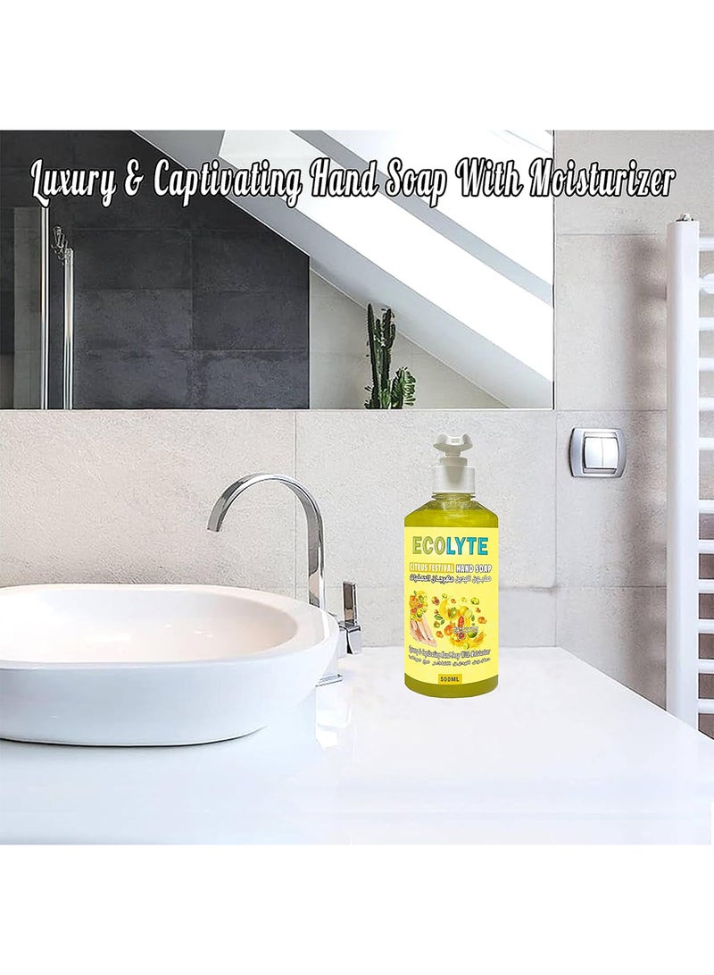 Ecolyte+ Citrus Festival Hand Soap - 500ml - Image 4